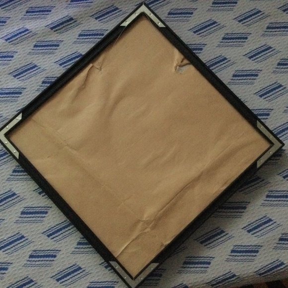 Vintage Native American boy cross-stitch embroidery square frame ba - Picture 7 of 7